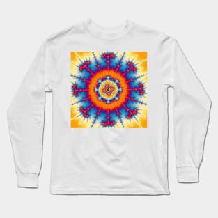Mandelbrot Flower Long Sleeve T-Shirt